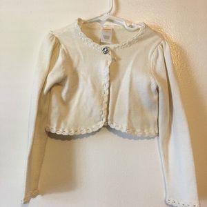 Cream Gymboree Half Sweater